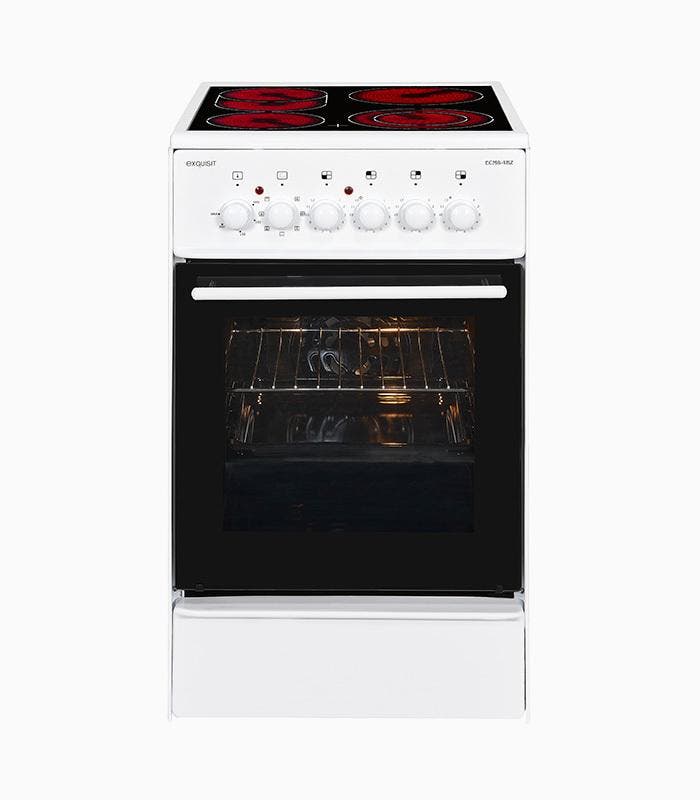 Exquisit ECM 8 - Keramisch fornuis - 1 oven - Oranje, Elektronische apparatuur, Fornuizen, Ophalen of Verzenden