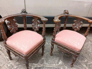 Fauteuil (2) - Bois - petit tronc