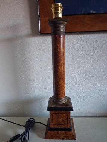 Tafellamp - Gegoten messing - lamp in empirestijl