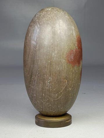 hindoe pierre lingam 14cm sculptuur - 14 cm (Zonder, Antiek en Kunst