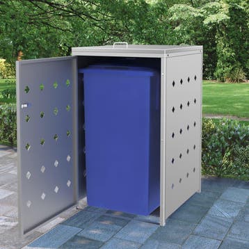 vidaXL Containerberging enkel 240 L roestvrij staal, Doe-het-zelf en Bouw, Containers, Verzenden