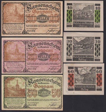 Oostenrijk. - 100 Notgeldscheine - Various Dates (Zonder