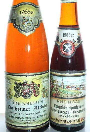 1966 Müller-Thurgau Beerenauslese + Spätlese: Erbacher, Collections