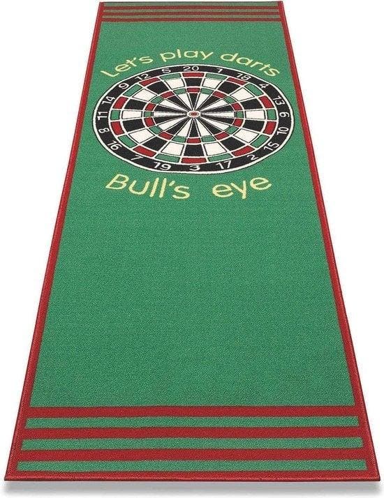 ABC Darts – Dartmat Groen Bulls Eye - 80 x 237 cm (Dart Ma, Sport en Fitness, Darts, Overige typen, Nieuw, Ophalen of Verzenden