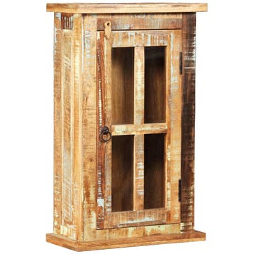 vidaXL Wandkast 44x21x72 cm massief gerecycled hout, Verzenden, Nieuw
