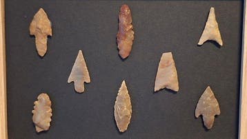 préhistoire silex Tête de flèche - 120 mm (Sans prix de