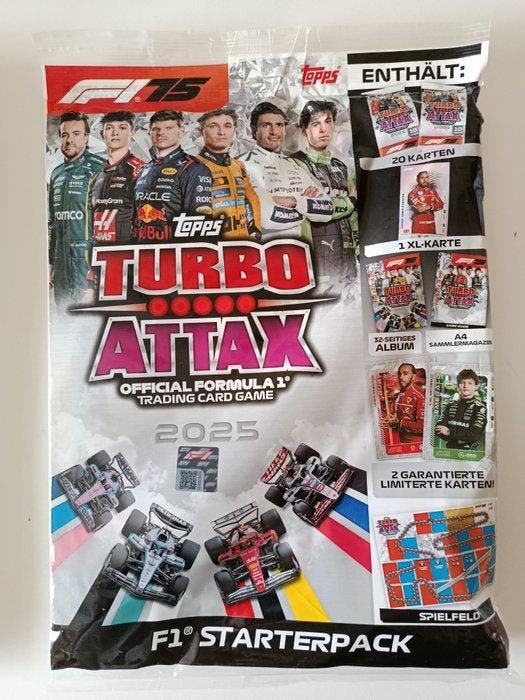 Topps Turbo Atax F1 - Starterpack+ 3x Eco pack +6 x Multi, Collections, Autocollants