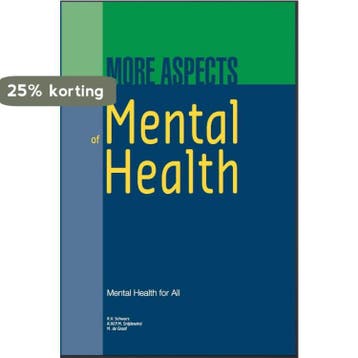 More aspects of mental health 9789077322703, Verzenden, Zo goed als nieuw