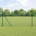 vidaXL Hekpaal. Staal Groen, Verzenden, Nieuw