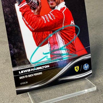 Ferrari - Topps Now - (034) Lewis Hamilton Back to back