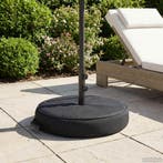 vidaXL Terras Parasolvoet 60 x 60 cm Staal Zwart, Tuin en Terras, Parasols, Verzenden, Nieuw