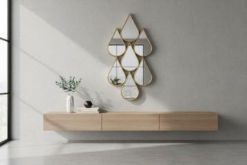 Spiegel - Staal - 98 cm