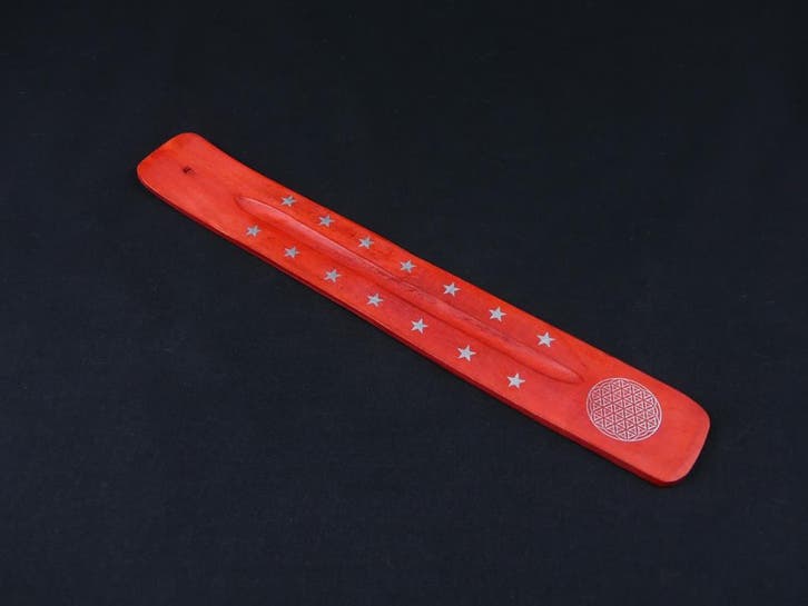 Wierook Brander - Wierook Houder - Plankje Rood - Geometr..., Maison & Meubles, Accessoires pour la Maison | Autre, Enlèvement ou Envoi