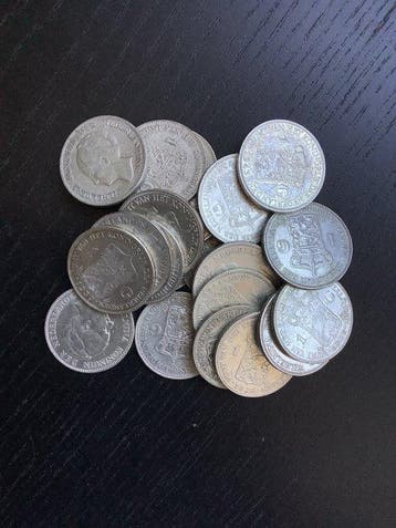Nederland. Wilhelmina. 1 Gulden 1922-1943 (Zonder, Postzegels en Munten, Munten | Nederland