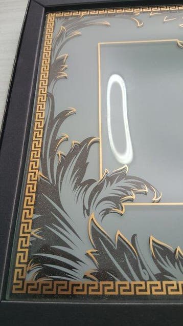 Rosenthal - Versace - Bokaal - mett Arabesque - Kristal