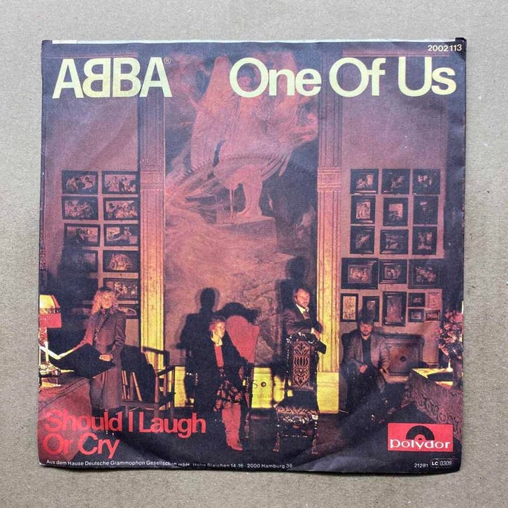 ABBA – One Of Us / Should I Laugh Or Cry (1-7-Vinyl-Single), Cd's en Dvd's, Vinyl Singles, Ophalen of Verzenden