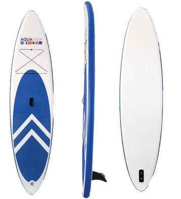 2dekans | Aquaparx Opblaasbaar SUP Board 330 cm Wit/Blauw –, Ophalen of Verzenden, Nieuw