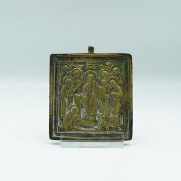 Icoon - Christus Pantokrator - Messing