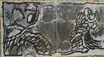 Pierre Alechinsky (1927), after - 2 Lithographies offset :