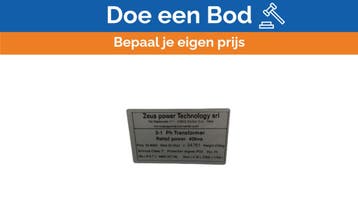 Bieden: Zeus ZT40TS1H-1T 3-1 PH 400 to 230V Power Converter, Ophalen of Verzenden, Nieuw