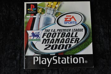 Football Manager 2000 Playstation 1 PS1 Manual Only PAL, Verzenden