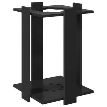 vidaXL Biljartkeu-stand Bewerkt hout 42 x 43 x 60 cm Zwart, Verzenden, Nieuw