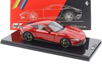 Polistil 1:18 - Modelauto - Ferrari Roma 2019 (+ Showcase) -, Hobby en Vrije tijd, Nieuw
