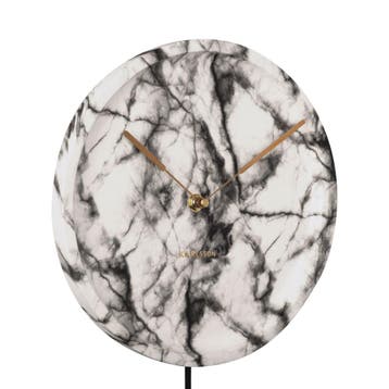 Karlsson Wandklok Pendule Longue wit | Retourdeal 21%, Maison & Meubles, Accessoires pour la Maison | Horloges, Verzenden