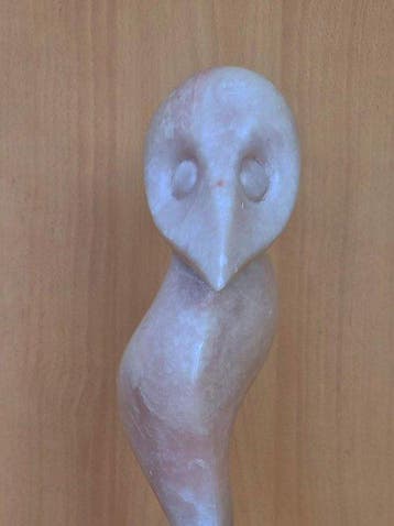 Jan ten Ham - Beeld, Vogel - 34 cm - natuursteen