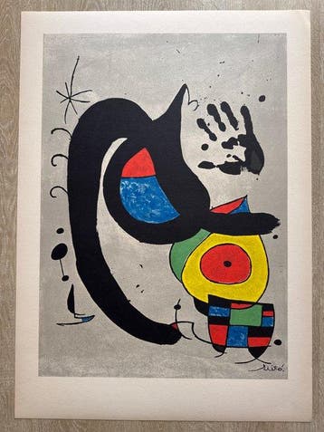 Joan Miro (1893-1983) - El gat i la ma
