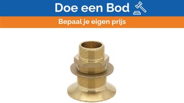 Bieden: Brass Thru-Hull Fitting 60mm - Marine Grade Yacht H, Sports nautiques & Bateaux, Ophalen of Verzenden