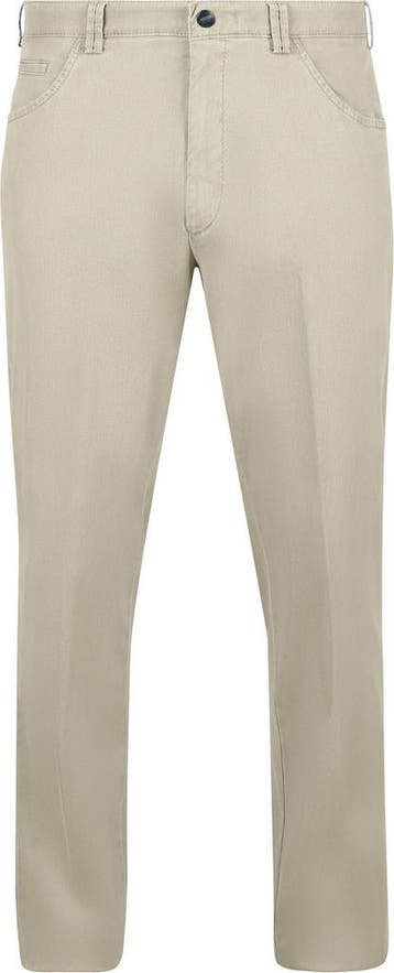 Meyer Dublin Broek Greige maat 28 Heren, Kleding | Heren, Broeken en Pantalons, Verzenden, Nieuw, Beige, Meyer