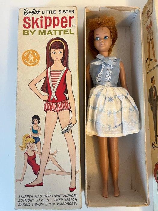 Mattel - Barbiepop Barbie Midge Skipper Ken assorted boxed, Antiquités & Art, Antiquités | Jouets