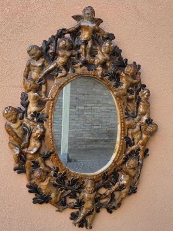 Miroir mural - Plâtre