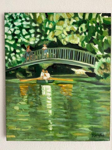 Jérôme Dreyfus (XX-XXI) - Rameurs au Parc Borély Marseille