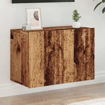 vidaXL Tv-meubel wandgemonteerd 60x30x41 cm oud houtkleurig, Verzenden