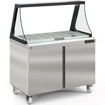 Saladette | US RANGE | 394L | 2 Deuren | Boven 18x 1/6 GN |, Verzenden, Nieuw in verpakking