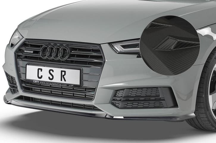 Cup spoilerlip met ABE voor Audi A4 B9 8W S-Line / S4 B9 8W, Autos : Pièces & Accessoires, Carrosserie & Tôlerie, Envoi