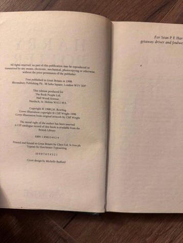 J.K. Rowling - First Edition - Harry Potter and the Chamber