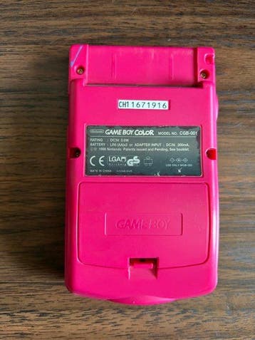 Nintendo - Gameboy Color - fuscia pink - Videogameconsole +, Nieuw