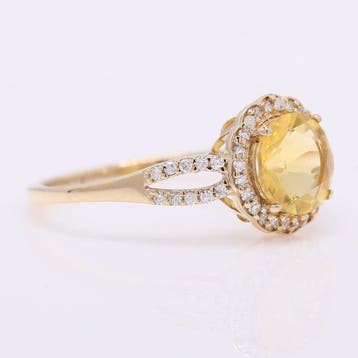 Sans prix de réserve - Bague - 14 carats Or jaune - 1.00ct., Nieuw