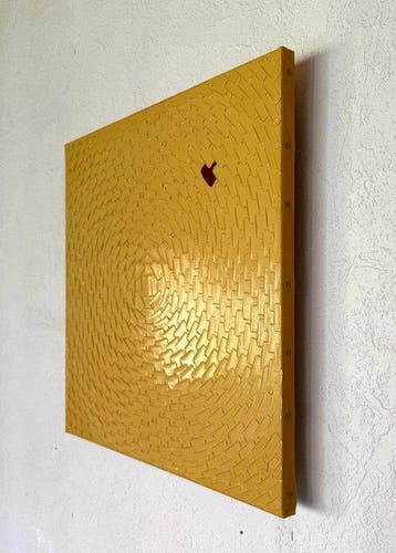 Aykaz Arzumanyan - Rose - 1089 - Abstraction géométrique