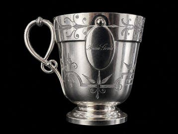 Beker - .925 zilver - Antiek Sterlingzilver