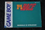 F-1 Race Nintendo Gameboy Classic DMG-F1-ITA-1 Manual, Games en Spelcomputers, Games | Nintendo Game Boy, Verzenden, Nieuw