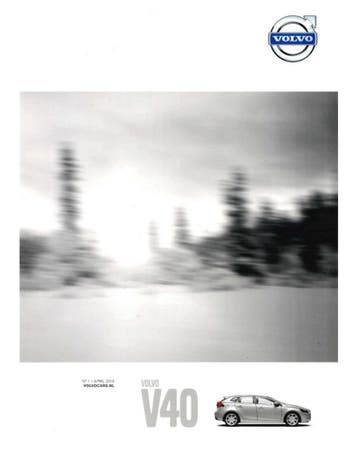 2014 VOLVO V40 BROCHURE NEDERLANDS, Ophalen of Verzenden