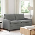 vidaXL bank / zetel Donkergrijs 156 x 81 x 87,5 cm Fluweel, Verzenden, Nieuw