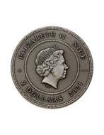 Niue. 2 Dollars Salvatore Dali - Mosaic 2oz .999 Niue Silver