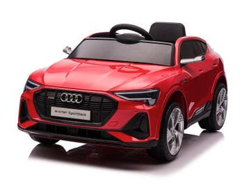 Audi e-tron , elektrische kinderauto met rubberen banden, Ophalen of Verzenden, Nieuw, Afstandsbediening