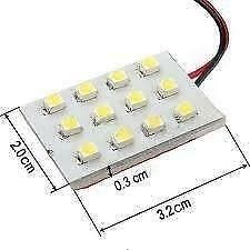 Dome LED Paneel Blauw 12SMD 3528, Verzenden