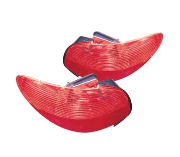 Feux Arrière Pour Peugeot 206 Cc Coupé 98-09, Verzenden